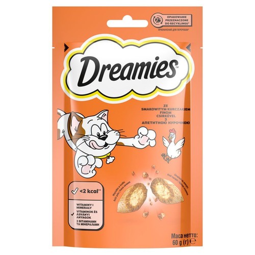 Przekąska z kurczakiem dla kota Dreamies 60 g
