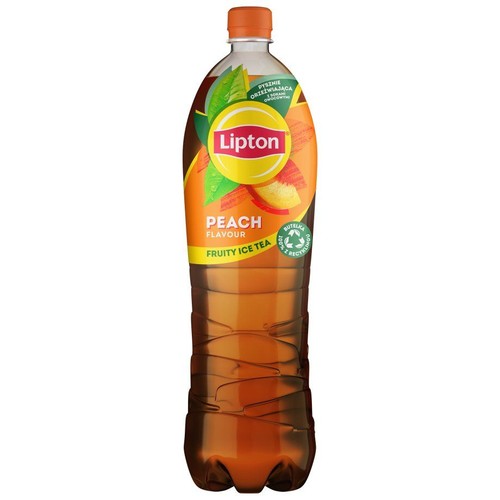 Niegazowany napój owocowo-herbaciany o smaku brzoskwiniowym Lipton 1,5 l