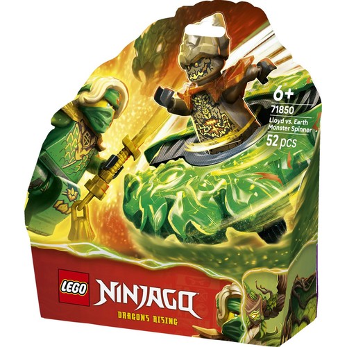 Zabawka NINJAGO® Lloyd kontra ziemny potwór na spinnerze 71850 LEGO 1 sztuka