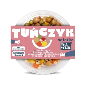 Sałatka z tuńczyka z ciecierzycą, kuskus i warzywami Seko 160 g