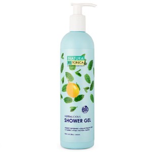 BIO Żel pod prysznic z miętą pieprzową i limonką  NATURA ESTONICA 400 ml