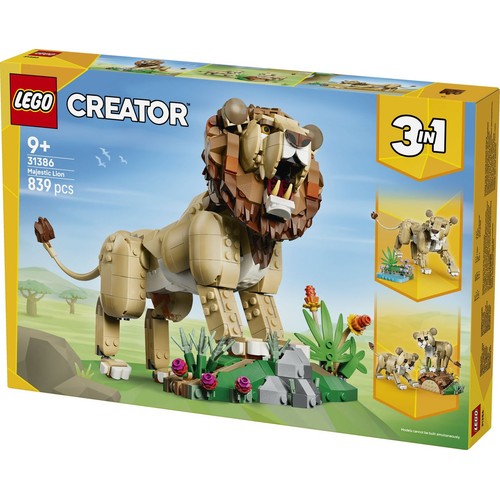 Creator 3 w 1 Dzikie zwierzęta: Dumny lew 31386 LEGO 1 sztuka