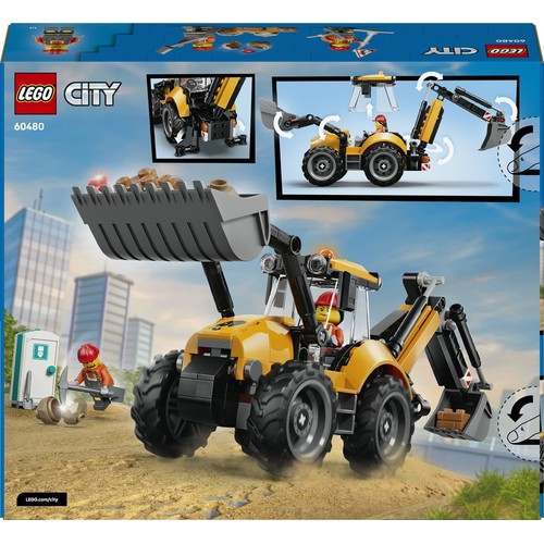 City Żółta koparko-ładowarka 60480 LEGO 1 sztuka