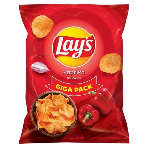 Chipsy ziemniaczane o smaku papryki Lay's 250 g