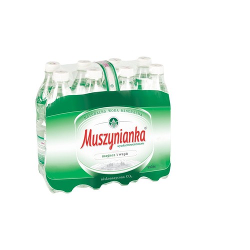 Naturalna woda mineralna niegazowana Muszynianka  8 x 600 ml