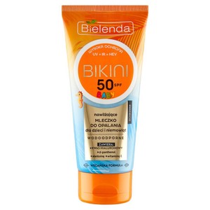 Mleczko do opalania nawilżające dla dzieci i niemowląt SPF 50 Bielenda  100 ml