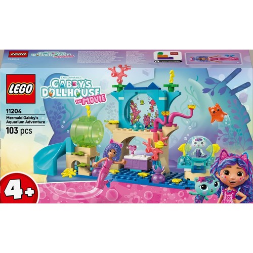 Koci domek Gabi Podwodna przygoda syrenki Gabi 11204 LEGO 1 sztuka