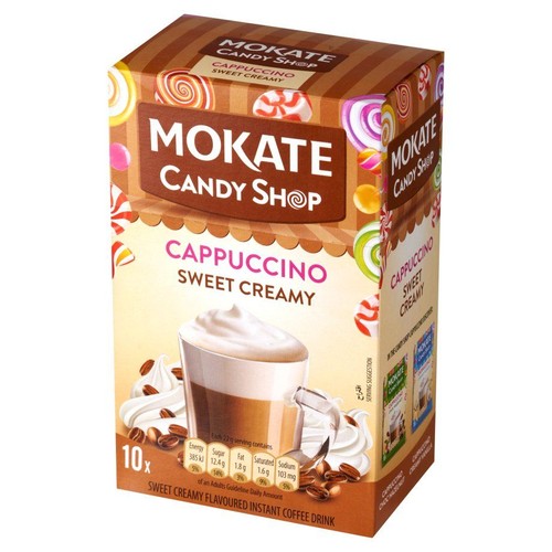 Cappuccino słodka pianka Candy Shop Mokate 10 x 22 g