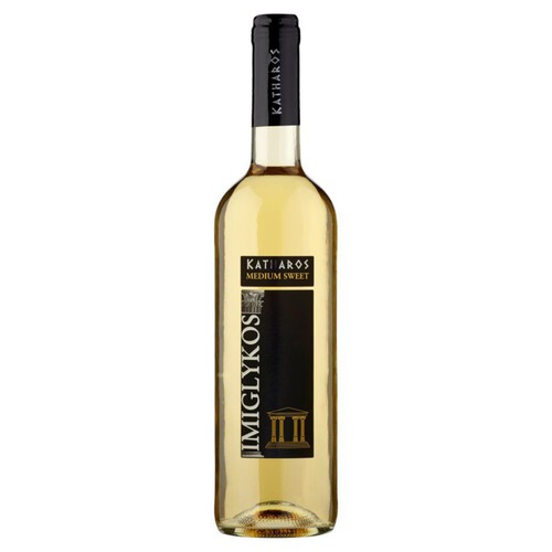 Wino białe półsłodkie Katharos 750 ml