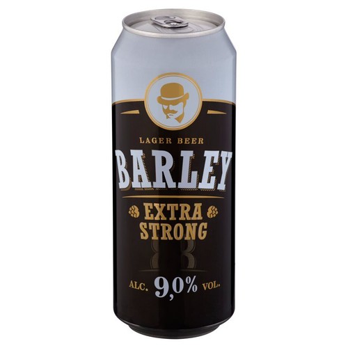 Piwo jasne Super Mocne alk. 9,0% obj.  Barley  500 ml