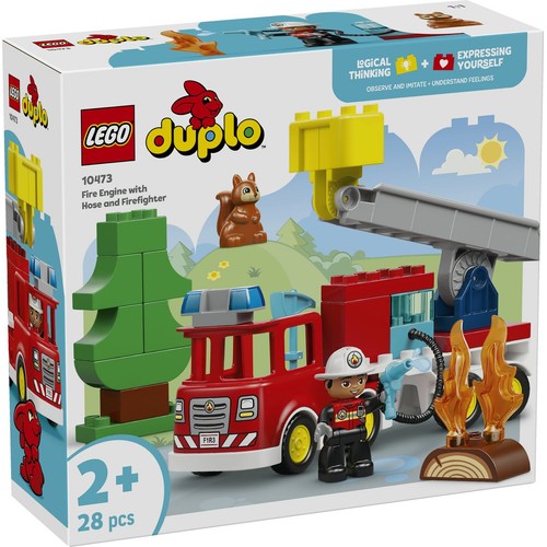 DUPLO® Moje miasteczko Wóz strażacki z wężem i strażakiem 10473 LEGO 1 sztuka