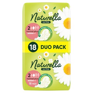 Podpaski ze skrzydełkami Ultra Normal Plus Naturella 18 sztuk