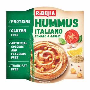 Hummus z pomidorami i czosnkiem Ribella 200 g