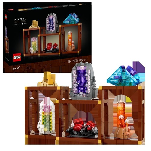 Ideas Kolekcja minerałów 21362, ozdobne kryształy LEGO 1 sztuka