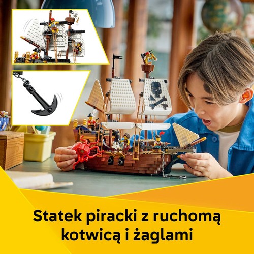 Creator 3 w 1 Legendarny statek piracki 31387 LEGO 1 sztuka