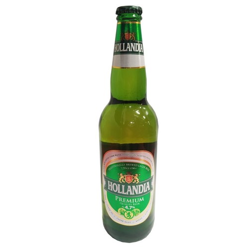 Piwo jasne alk. 4.7% obj. Hollandia 650 ml