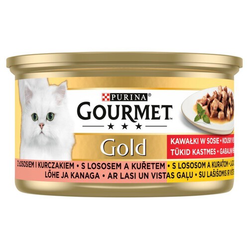 Pełnoporcjowa karma dla dorosłych kotów Gourmet 85 g