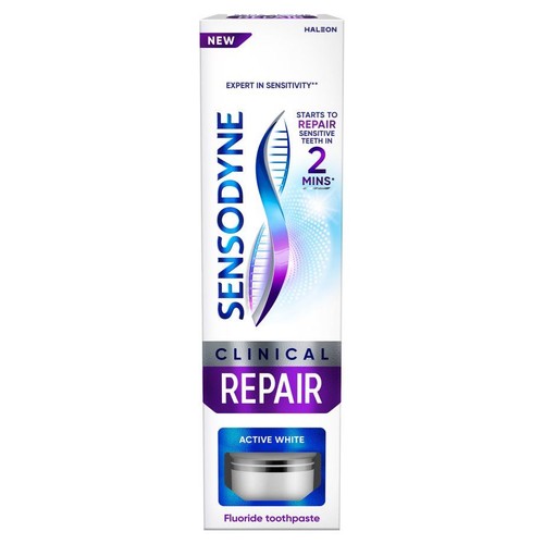Pasta do zębów Clinic Repair Active White  Sensodyne 75 ml