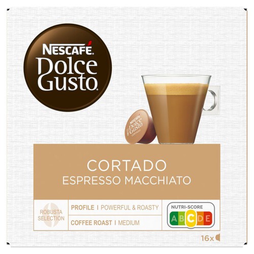 Kawa Dolce Gusto Cortado Espresso Macchiato Nescafé 16 kapsułek