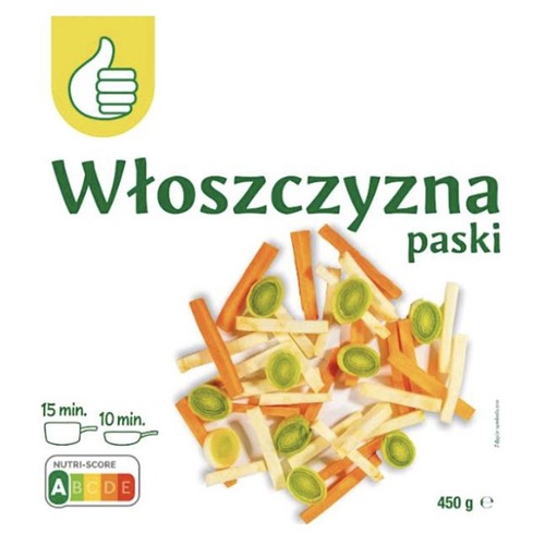 Włoszczyzna paski  Auchan 450 g