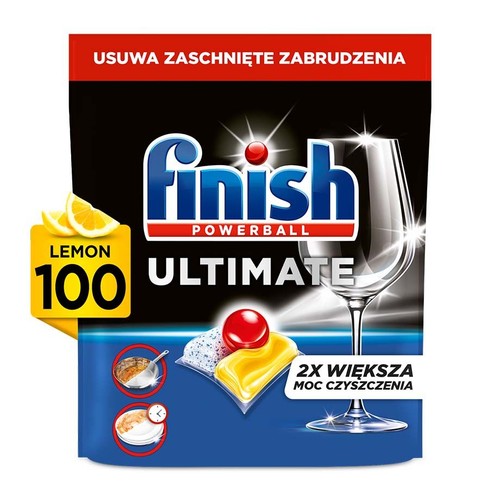 Kapsułki do zmywarki Ultimate lemon Finish 100 kapsułek