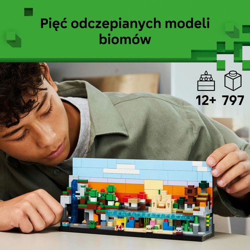 Zestaw konstrukcyjny Minecraft® Minibiomy 21589 LEGO 1 sztuka