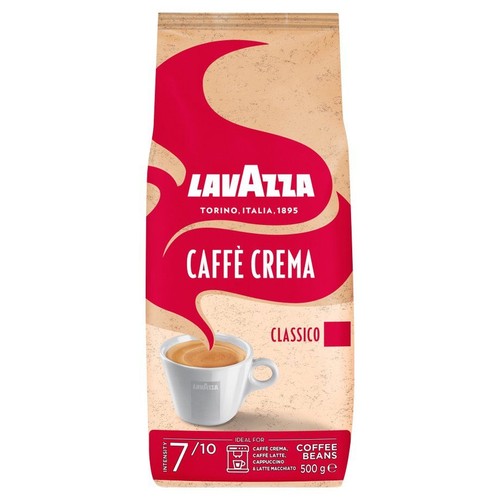Opakowanie kawy ziarnistej Lavazza Caffè Crema Classico, 500 g.