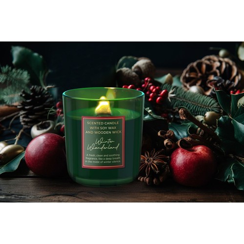 Świeca zapachowa w szkle Winter Wonderland 150 g Bartek Candles 1 sztuka