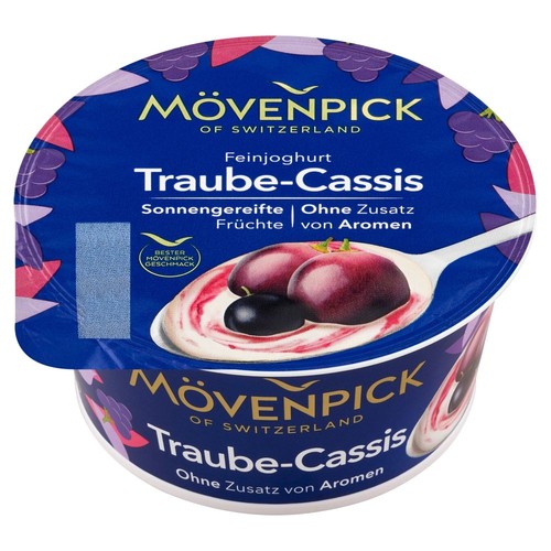 Jogurt śmietankowy z owocami mix smaków Movenpick 150 g