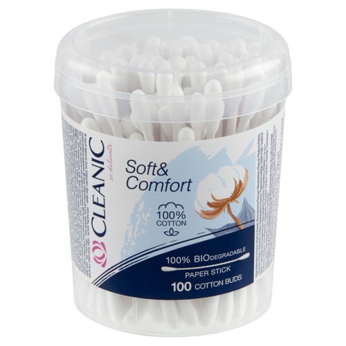 Patyczki do czyszczenia soft cleanic  Cleanic 100 sztuk