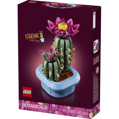 Botanicals Kwitnący kaktus, roślina ozdobna, klocki 11509 LEGO  1 sztuka