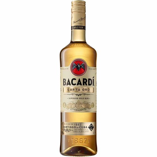 Rum kubański jasny Carta Oro alk. 37,5% obj.  Bacardi 1 l