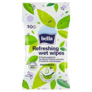 Chusteczki odświeżające Panthenol+ Bella 10 sztuk