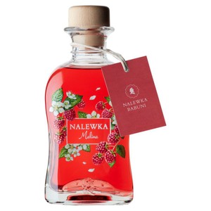 Likier o smaku malinowym alk. 18 % obj. Nalewka Babuni 500 ml