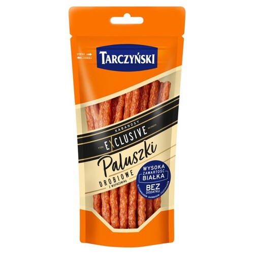 Kabanosy Exclusive Paluszki drobiowe z wieprzowiną Tarczyński 95 g