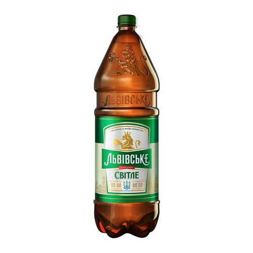 Piwo jasne alk. 4,5% obj. Lwowskie 2,35 l