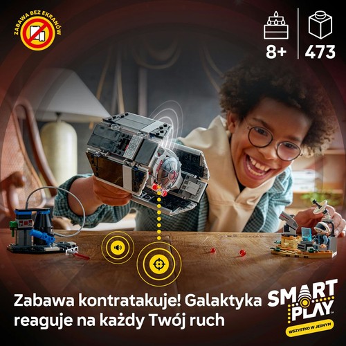 Star Wars SMART Play: Myśliwiec TIE™ Dartha Vadera 75421 LEGO 1 sztuka