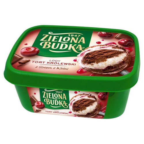 Lody Tort Królewski z sosem z wiśni Zielona Budka 1 l