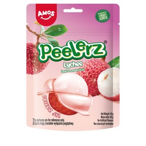 Żelki Peelerz lychee   Amos 65 g