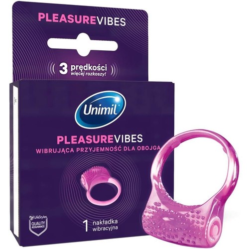 Nakładka wibracyjna Pleasure Vibes Unimil 1 sztuka