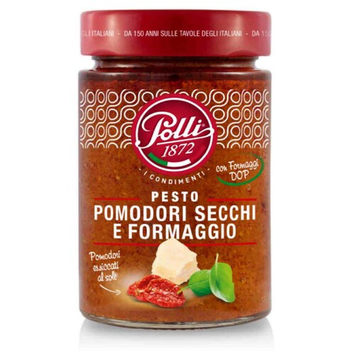 Pesto z suszonych pomidorów z serem Polli  190 g