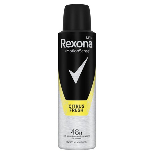 Antyperspirant citrus fresh dla mężczyzn Rexona 150 ml