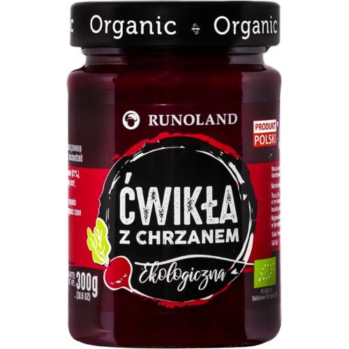 Ćwikła z chrzanem ekologiczna Runoland 300 g