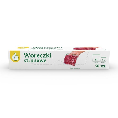 Woreczki strunowe Auchan 20 sztuk