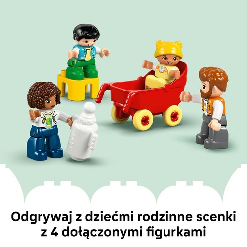 DUPLO® Moje miasteczko Nowoczesny dom rodzinny 3 w 1 z figurkami 10470 LEGO 1 sztuka