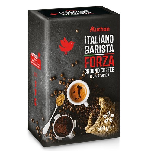 Kawa mielona Barista Forza  Auchan 500 g