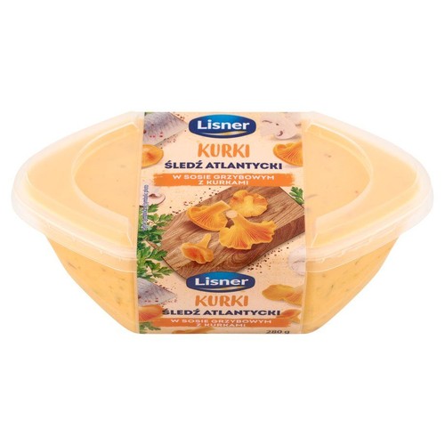 Filety śledziowe bez skóry w sosie grzybowym Lisner 280 g