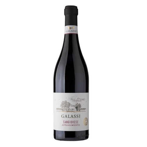 Wino czerwone półwytrawne Romagna DOC Sangiovese Appassimento alk 14,5% obj. Galassi  750 ml