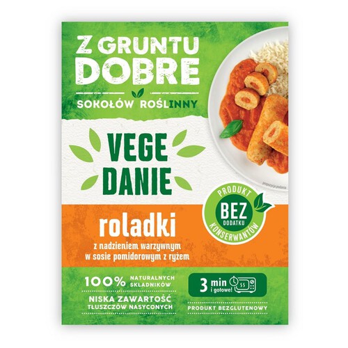 Roladki z nadzieniem warzywnym z ryżem Z gruntu dobre 360 g