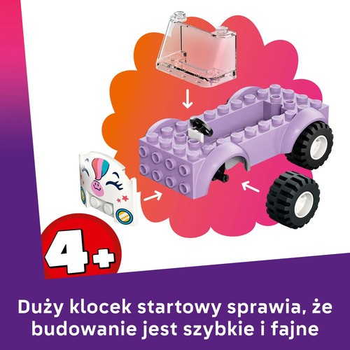 Zabawka Friends Jednorożcowa dostawa tortu 42675 LEGO 1 sztuka